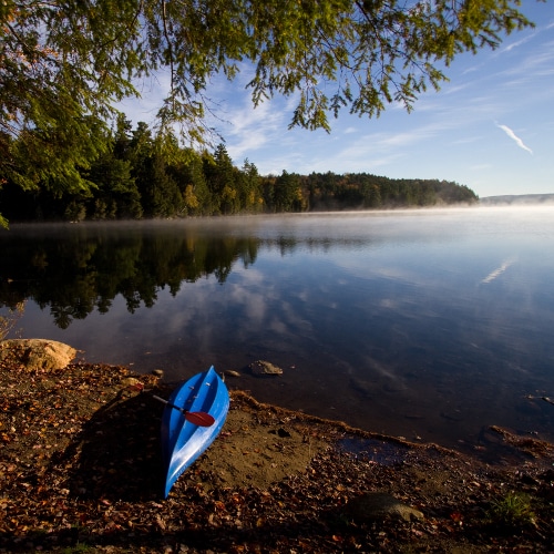 Haliburton Forest MacDonald Lake sunrise