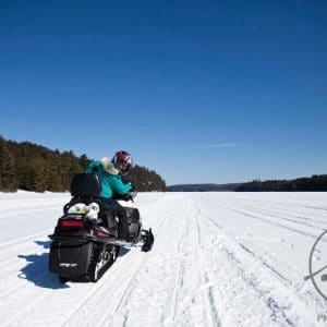 Solmaz’ First Snowmobiling Experience