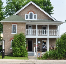 Castle antiques store in historic Lucas House