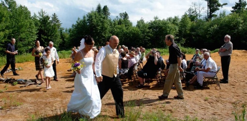 Wedding of Joanne at Haliburton Forest