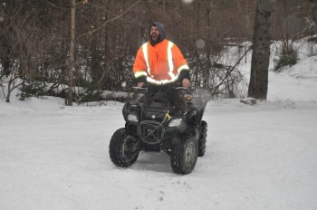 ATV at the Poker Run