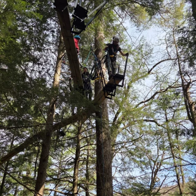 Getting it ready for you.... Spring maintenance on the Canopy Tour #behindthescenes #thisain'taregularofficejob

Book your ultimate forest experience at www.haliburtonforest.com

📸 by @cam1ferg 

#myhaliburtonhighlands #discoveron #comewander #haliburtonforest